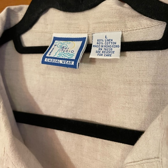 Bay Studio Linen Button Down - Picture 3 of 4